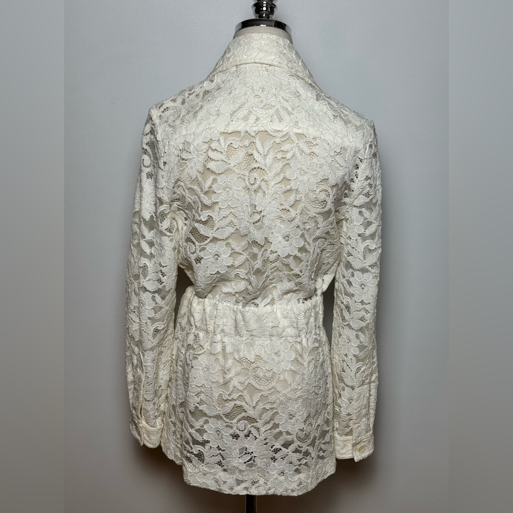 Alexis Ivory Lace Two-Piece Pant Suit – Size M - Picture 6 of 16